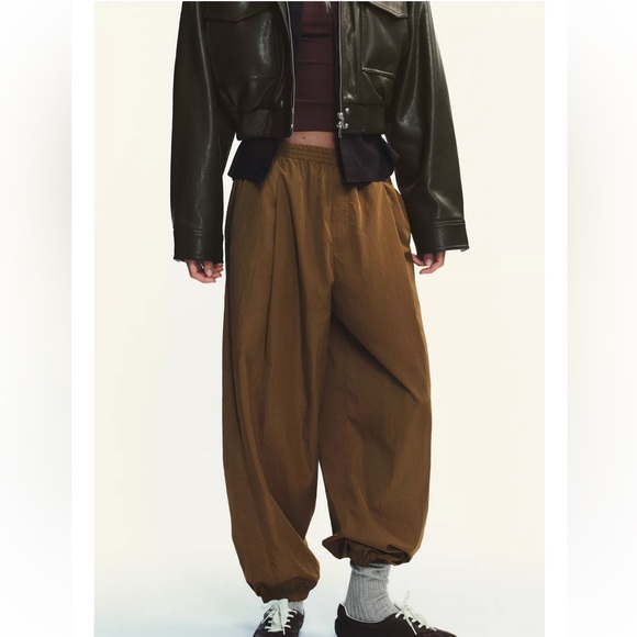 Zara FAUX LEATHER CROPPED JACKET - Picture 9 of 11